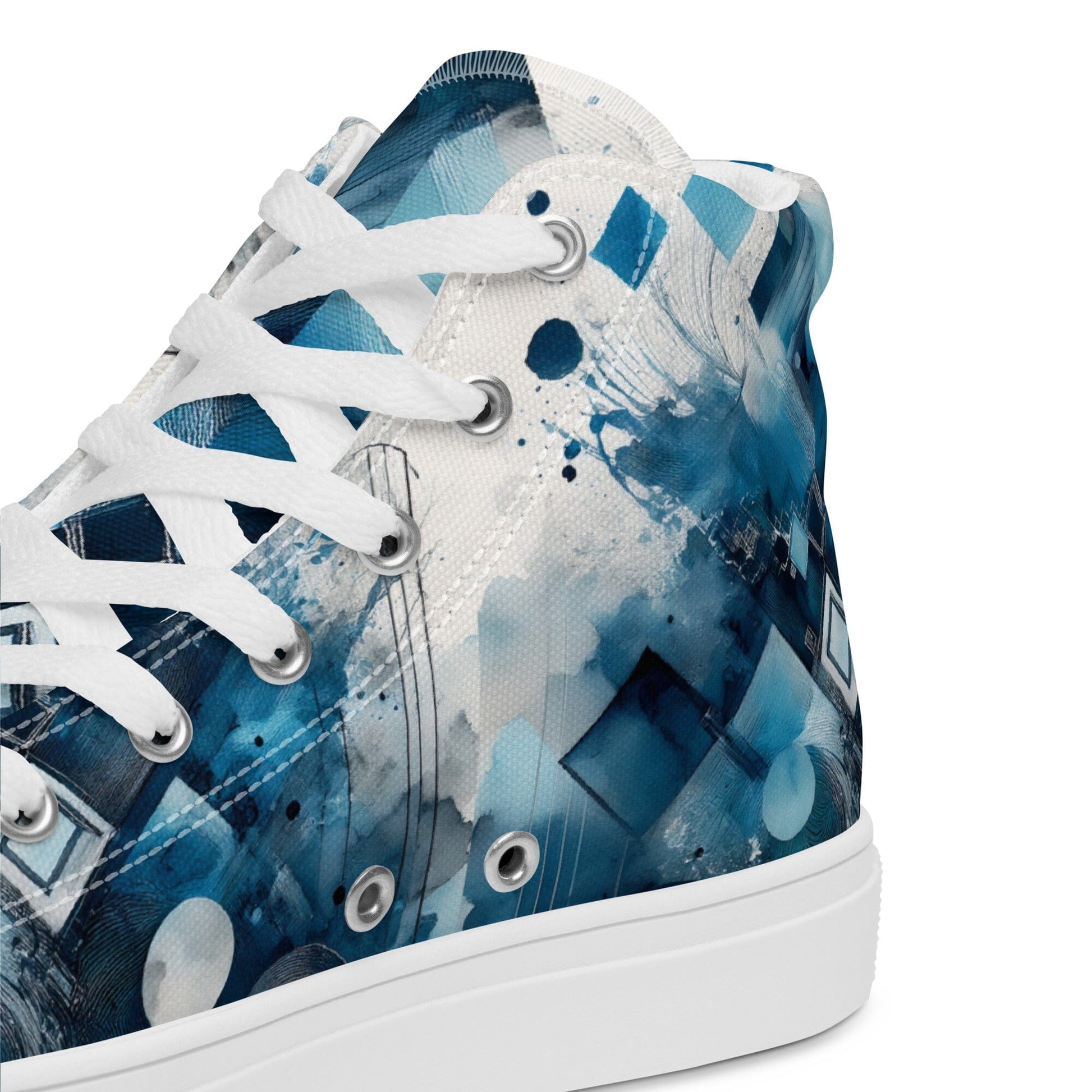Men's High-Top Canvas Shoes - Custom Street Style Men's Footwear Savvishly Savvique 