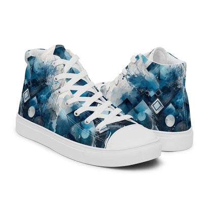 Men's High-Top Canvas Shoes - Custom Street Style Men's Footwear Savvishly Savvique 
