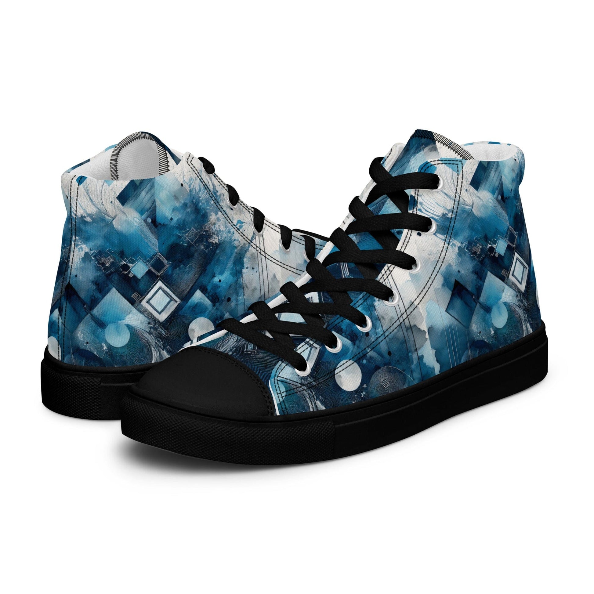 Men's High-Top Canvas Shoes - Custom Street Style Men's Footwear Savvishly Savvique 