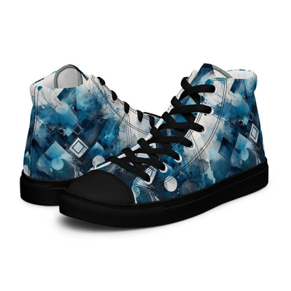 Men's High-Top Canvas Shoes - Custom Street Style Men's Footwear Savvishly Savvique 