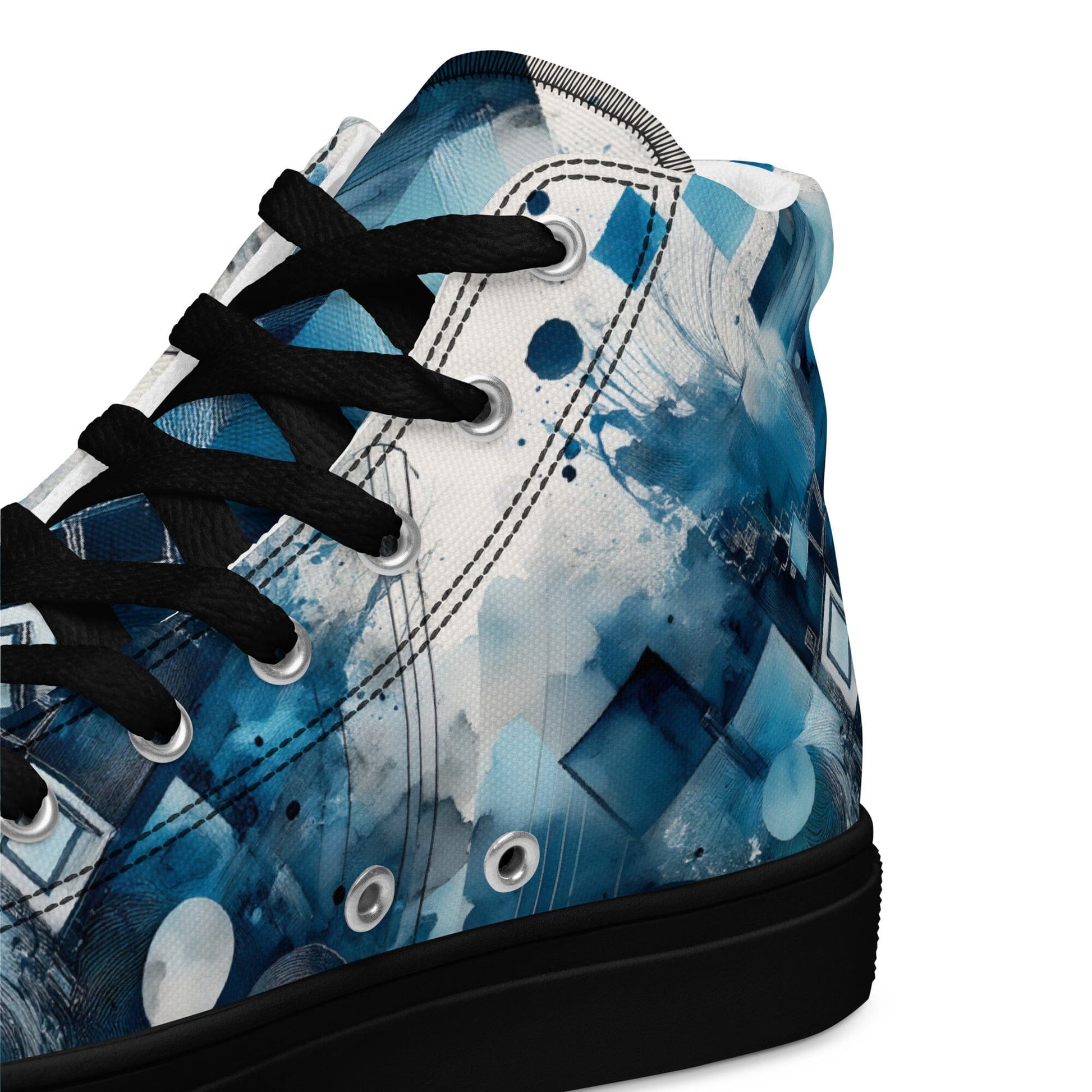 Men's High-Top Canvas Shoes - Custom Street Style Men's Footwear Savvishly Savvique 
