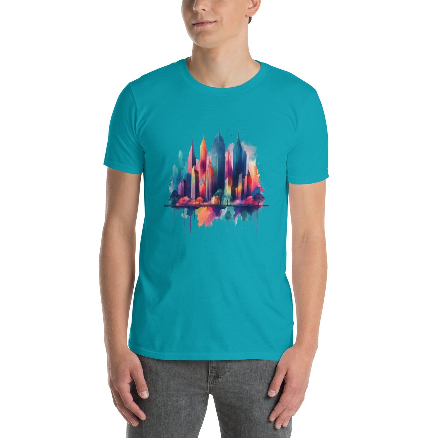 Men's Premium Soft Style T-Shirt - Ultimate Comfort Staple Men's Clothing Savvishly Savvique Tropical Blue S 