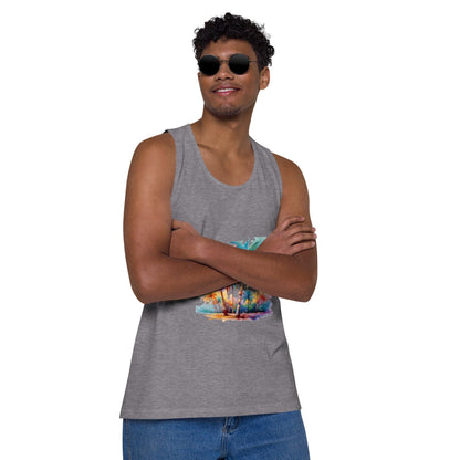 Men's Premium Tank Top - Soft-Washed Comfort & Custom Design Men's Clothing Savvishly Savvique 