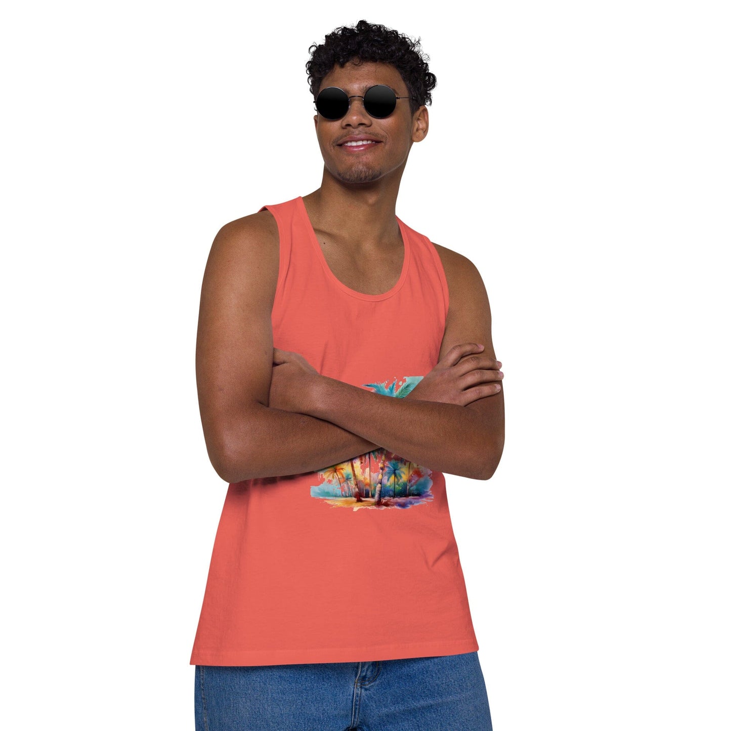 Men's Premium Tank Top - Soft-Washed Comfort & Custom Design Men's Clothing Savvishly Savvique 