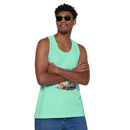 Men's Premium Tank Top - Soft-Washed Comfort & Custom Design Men's Clothing Savvishly Savvique 