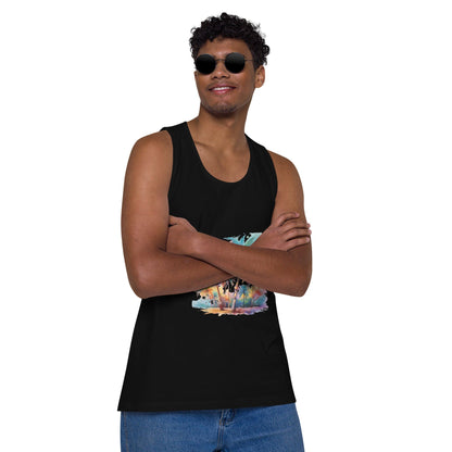 Men's Premium Tank Top - Soft-Washed Comfort & Custom Design Men's Clothing Savvishly Savvique 