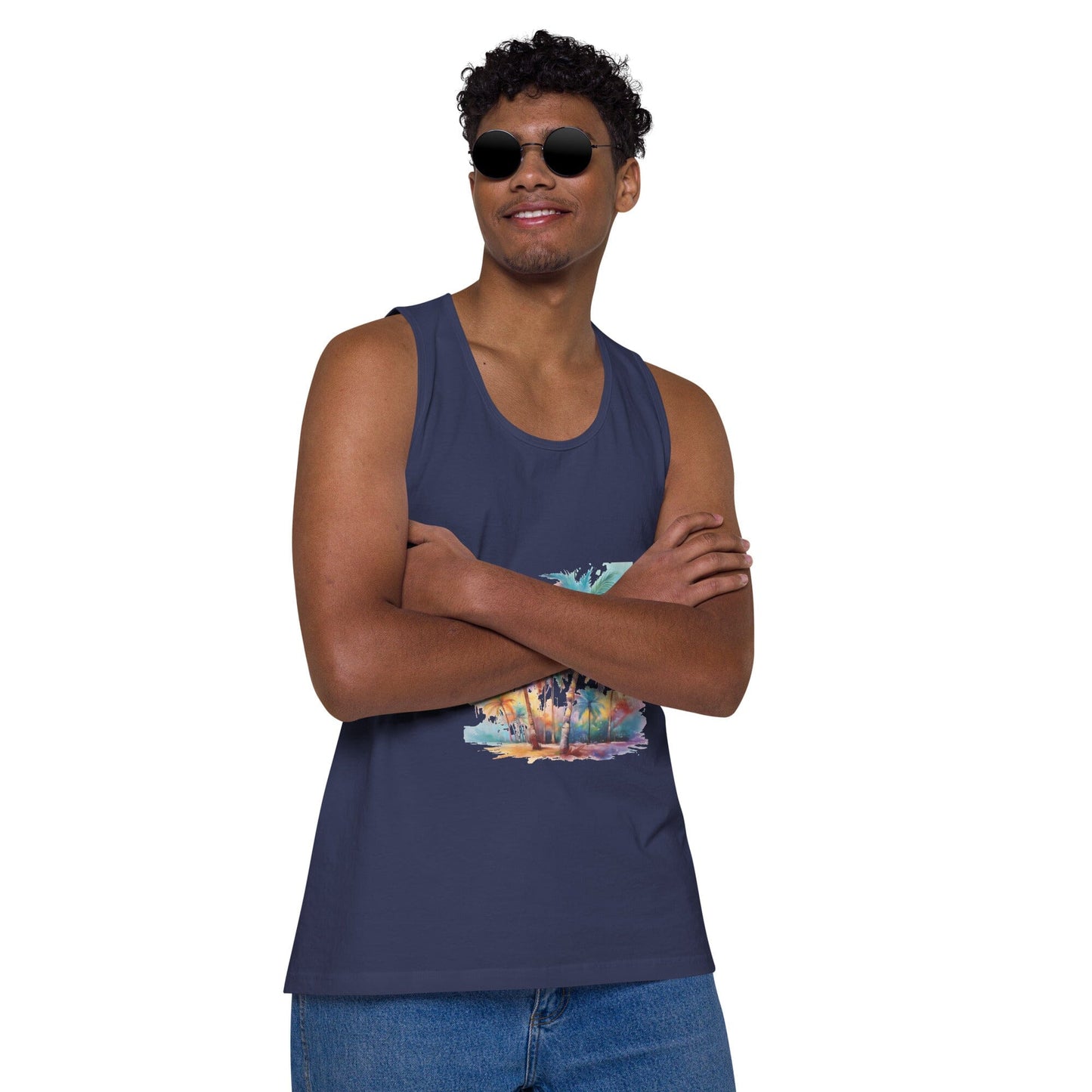 Men's Premium Tank Top - Soft-Washed Comfort & Custom Design Men's Clothing Savvishly Savvique 