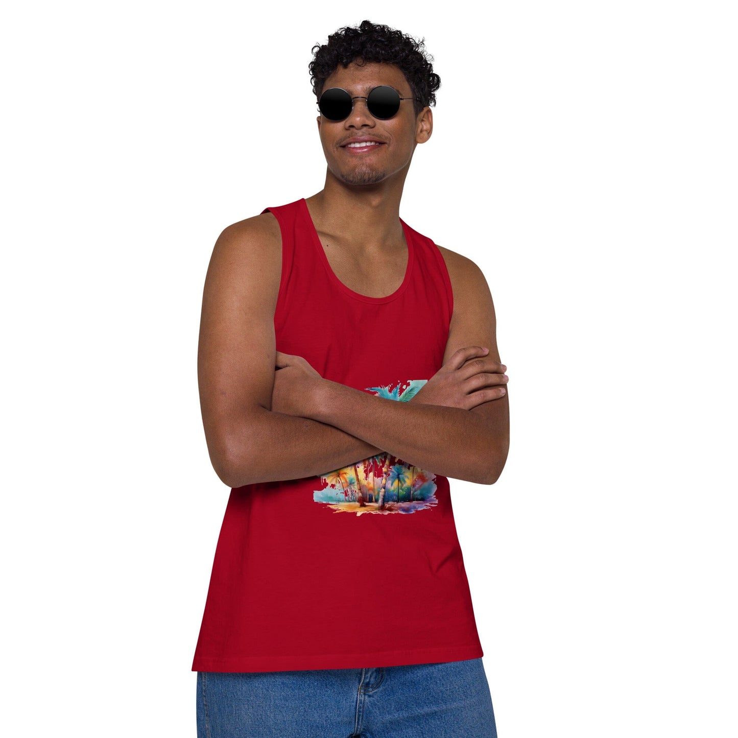 Men's Premium Tank Top - Soft-Washed Comfort & Custom Design Men's Clothing Savvishly Savvique 