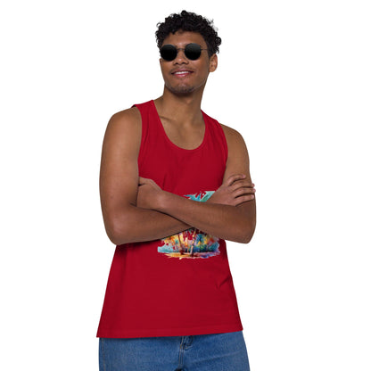 Men's Premium Tank Top - Soft-Washed Comfort & Custom Design Men's Clothing Savvishly Savvique 