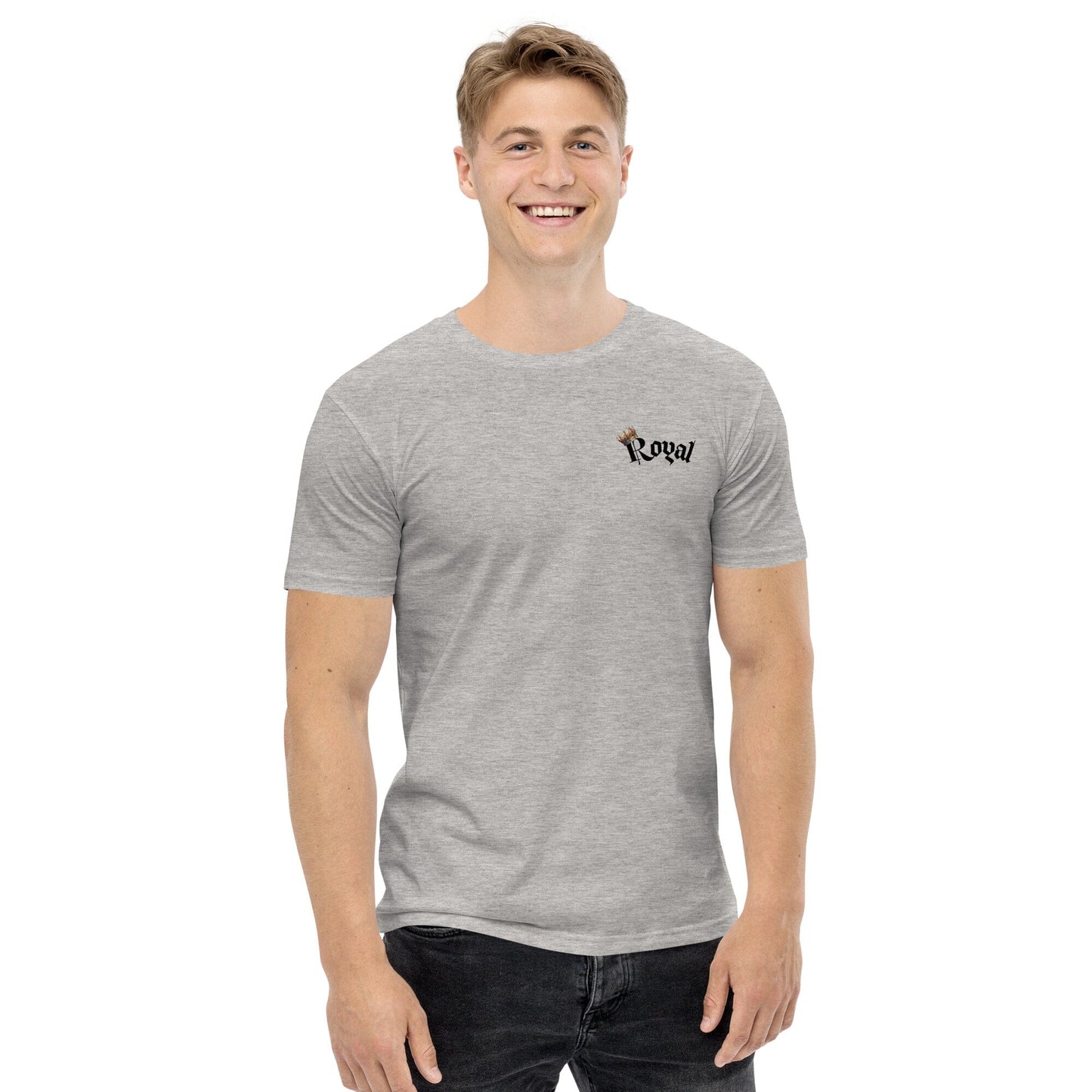 Mens Royal T-Shirt mens shirt Savvishly Savvique Athletic Heather S 