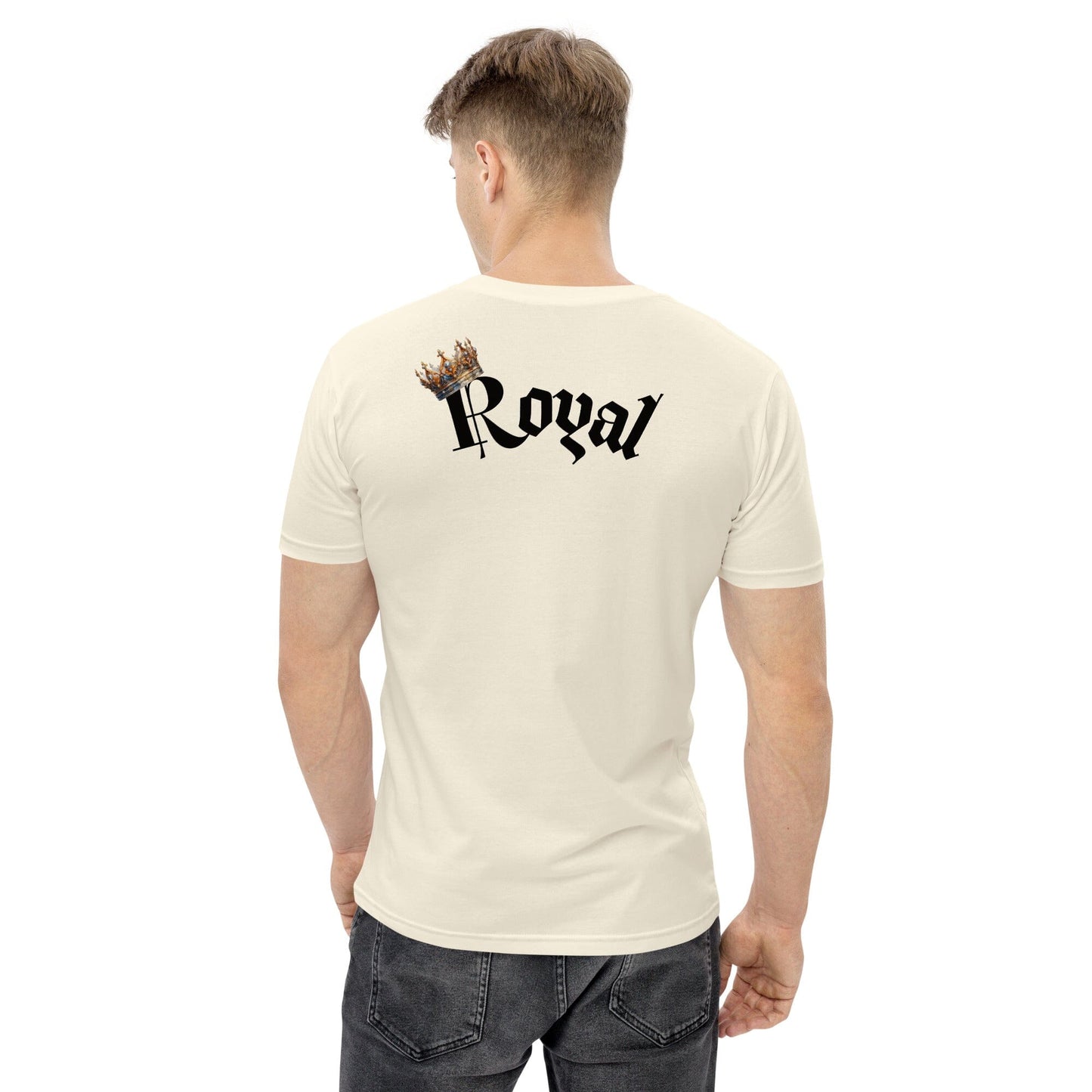 Mens Royal T-Shirt mens shirt Savvishly Savvique Natural S 