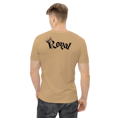 Mens Royal T-Shirt mens shirt Savvishly Savvique Tan S 