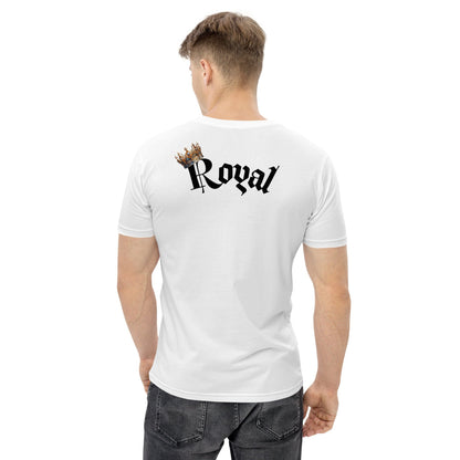 Mens Royal T-Shirt mens shirt Savvishly Savvique White S 