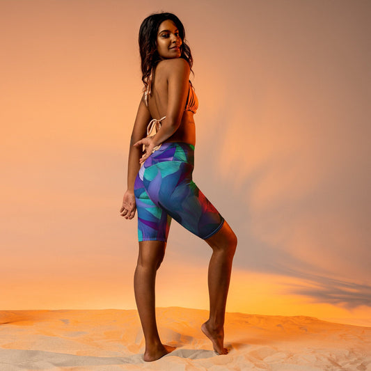 Mid-Thigh Bike Shorts - Part of The Gym Gal Set Savvishly Savvique 