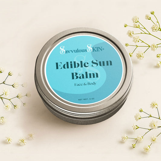 Nourishing Edible Body Balm - Pure & Safe Multi-Purpose Care After-Sun Care Balm Savvishly Savvique 