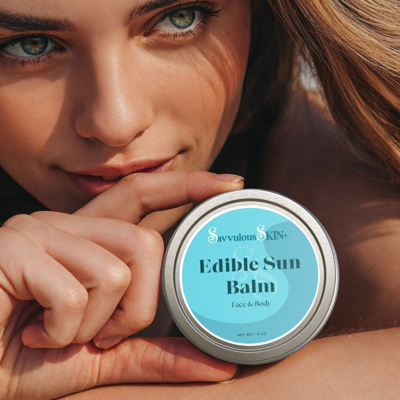 Nourishing Edible Body Balm - Pure & Safe Multi-Purpose Care After-Sun Care Balm Savvishly Savvique 