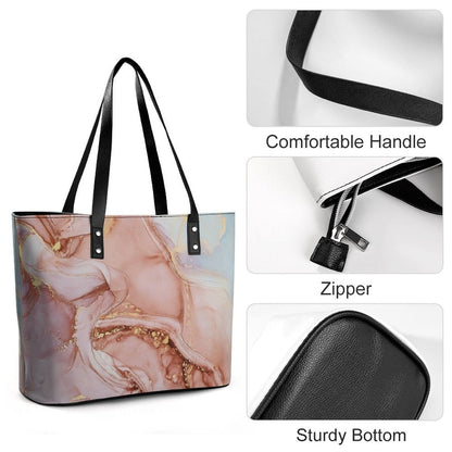 Premium Leather Lady's Handbag - Elegant Daily Essential Women's Bags Savvishly Savvique 