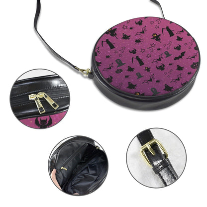 Round Sling Bag - Twilight Silhouette Edition Round Sling Bag-Large Savvishly Savvique 