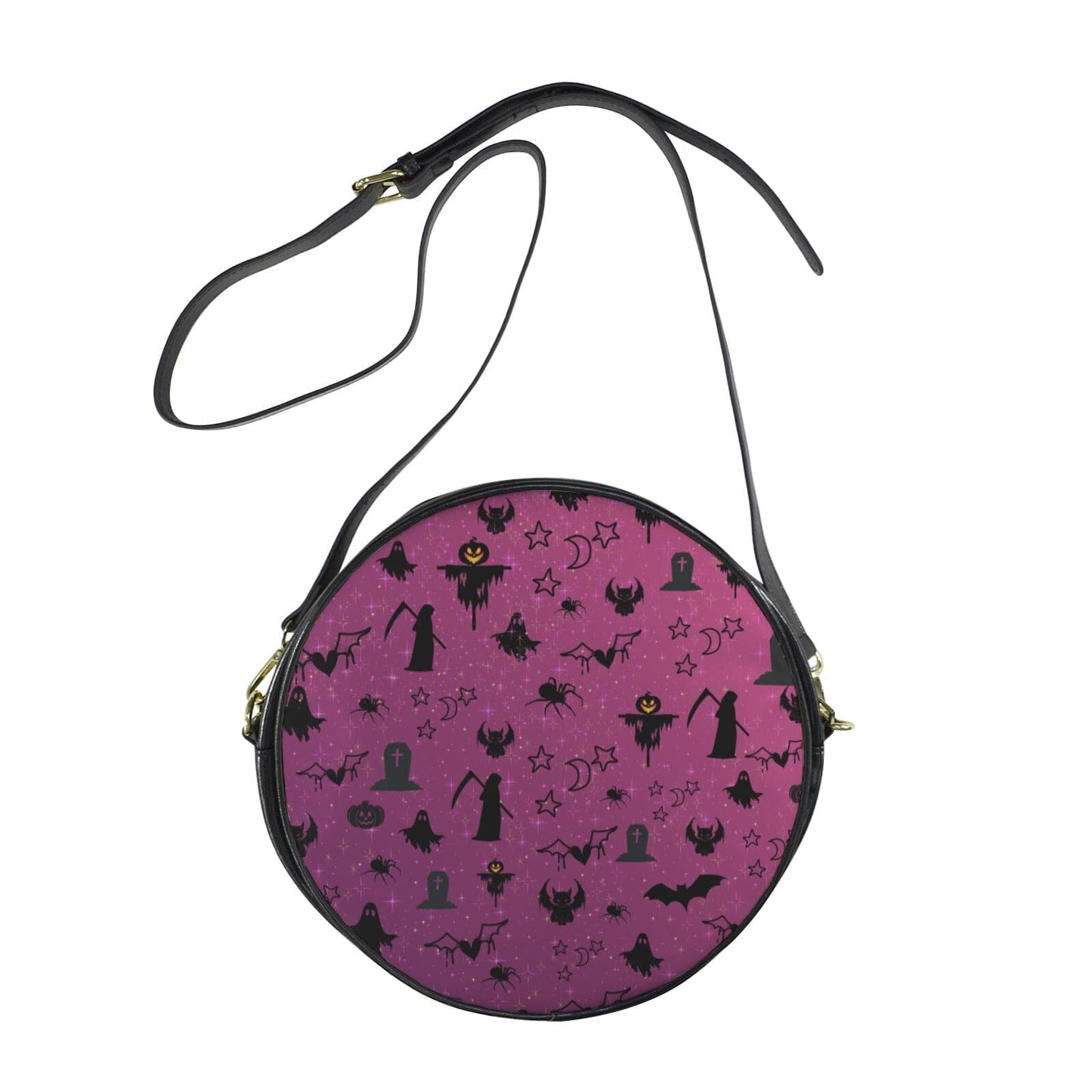 Round Sling Bag - Twilight Silhouette Edition Round Sling Bag-Large Savvishly Savvique One Size 