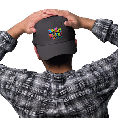 Savvishly Savvique Graffiti Cap - Colorful Street Art Design Accessories Savvishly Savvique Dark Grey 