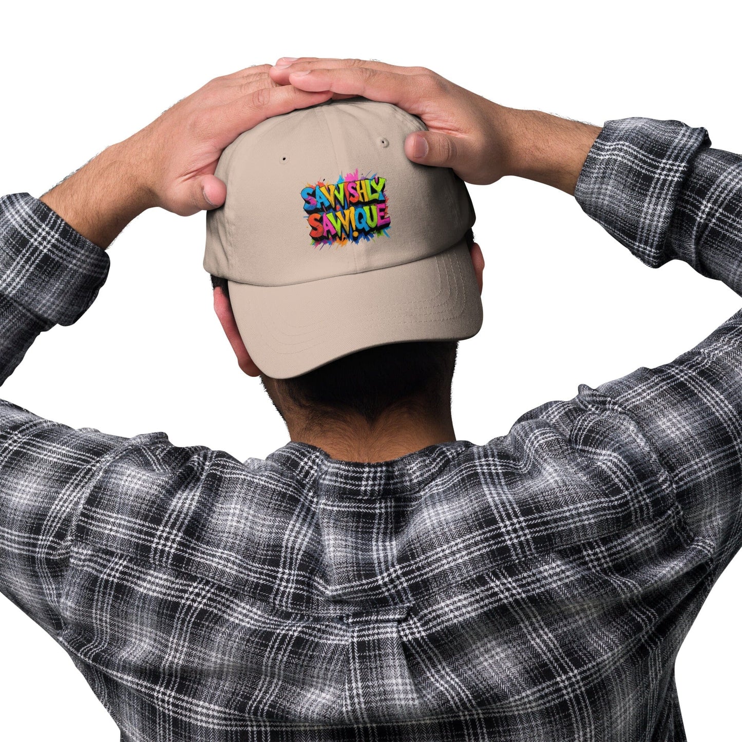 Savvishly Savvique Graffiti Cap - Colorful Street Art Design Accessories Savvishly Savvique Stone 