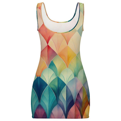 sheath Sunmer Basic Bodycon Tank Dress Artsadd 