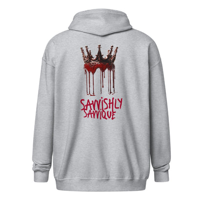 Sinful Hoodie (blood dripping) hoodie Savvishly Savvique Sport Grey S 