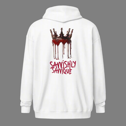 Sinful Hoodie (blood dripping) hoodie Savvishly Savvique White S 