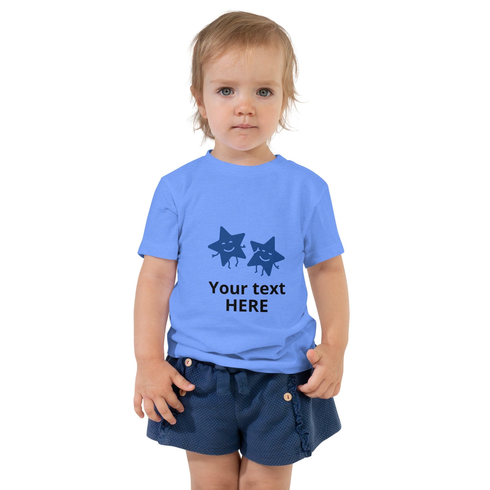 Toddler Custom Tee - Matching Family Set Collection Kids' Clothing Savvishly Savvique Heather Columbia Blue 2T 