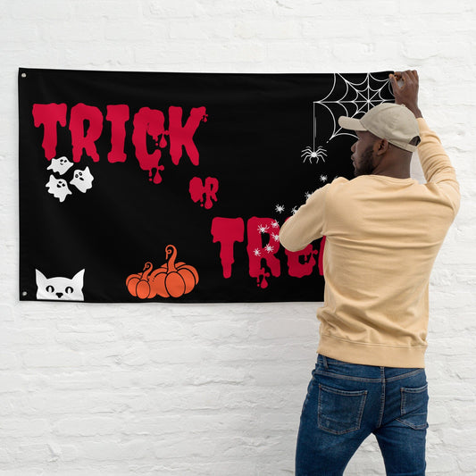 Trick or Treat - Halloween Tapestry/Flag Home Decor Savvishly Savvique 
