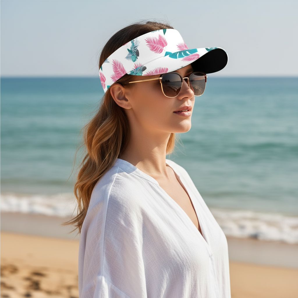 Tropical Lux All Over Print Sports Visor All Over Print Sports Visor Savvishly Savvique 