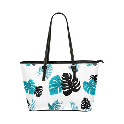Tropical Lux-Beach Bag Artsadd One Size Tropical lux bag new Leather Tote Bag/Large (Model 1651) 