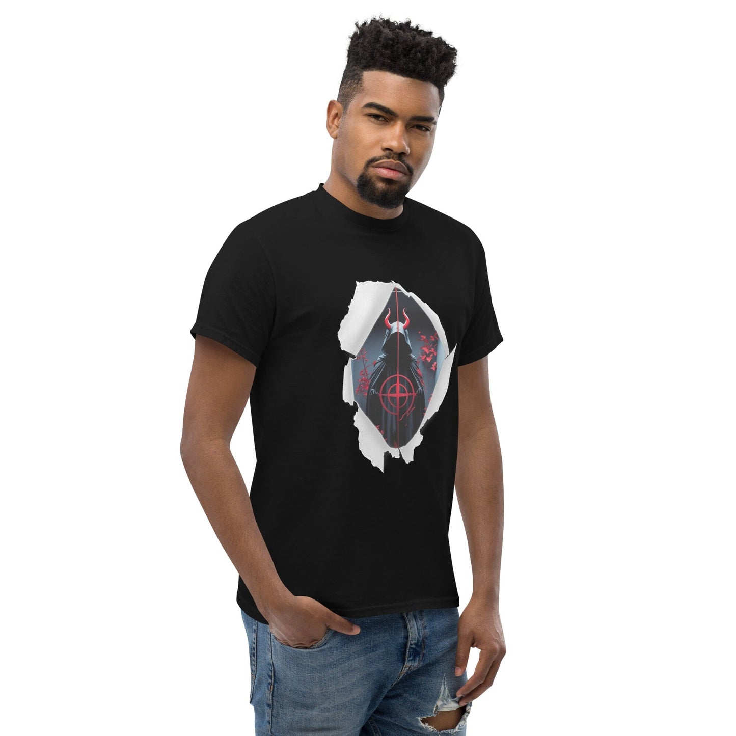 Unisex - Blast through Design - classic tee Savvishly Savvique Black S 