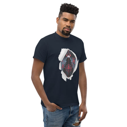 Unisex - Blast through Design - classic tee Savvishly Savvique Navy S 