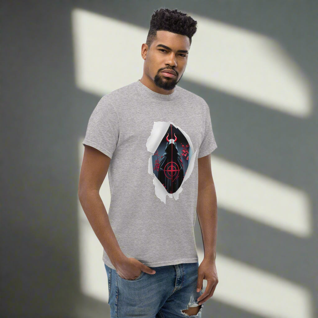 Unisex - Blast through Design - classic tee Savvishly Savvique Sport Grey S 