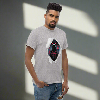 Unisex - Blast through Design - classic tee Savvishly Savvique Sport Grey S 