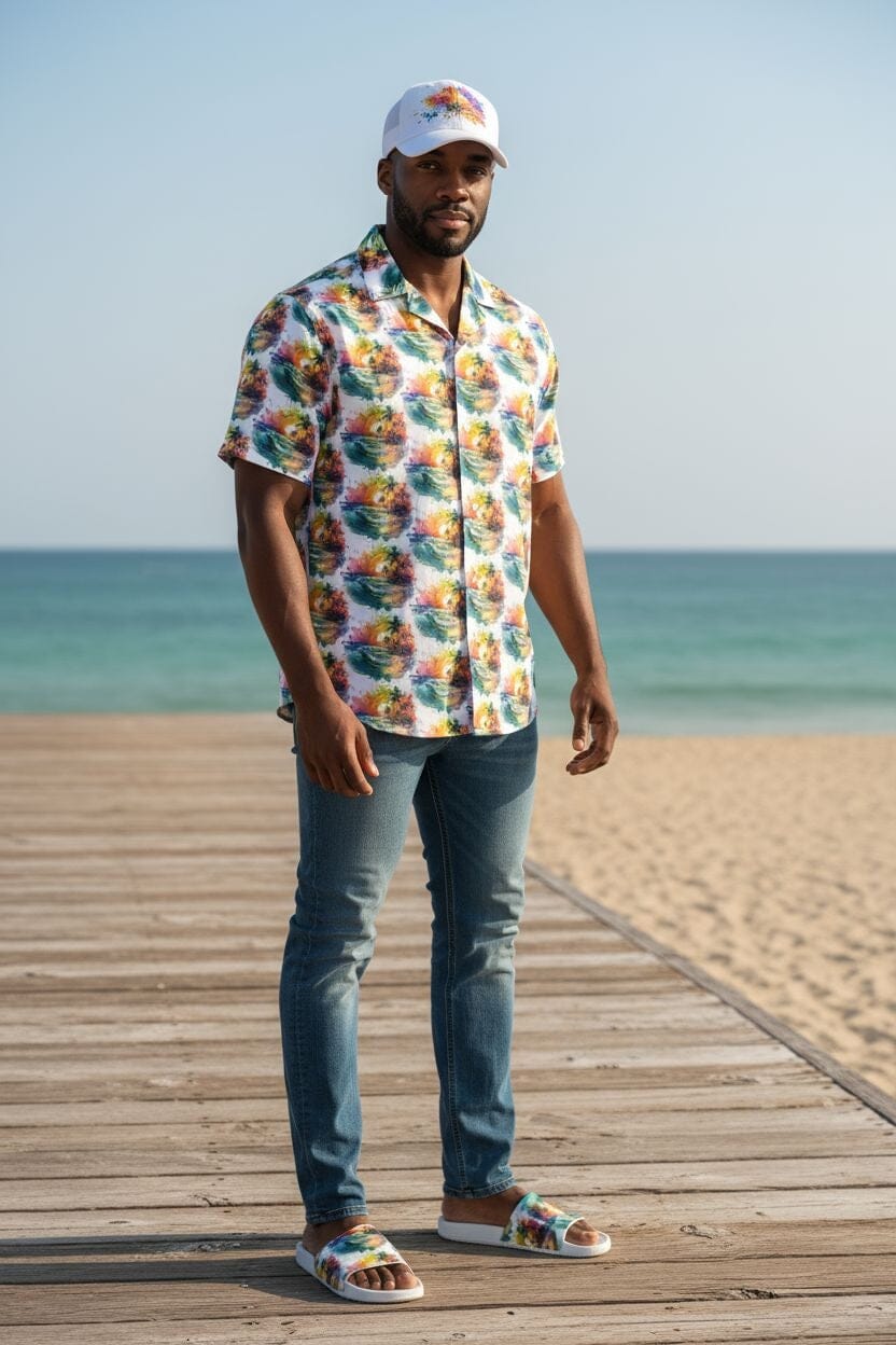 Unisex Custom Button-Up Shirt - Versatile Style for Everyone Unisex Clothing Savvishly Savvique 