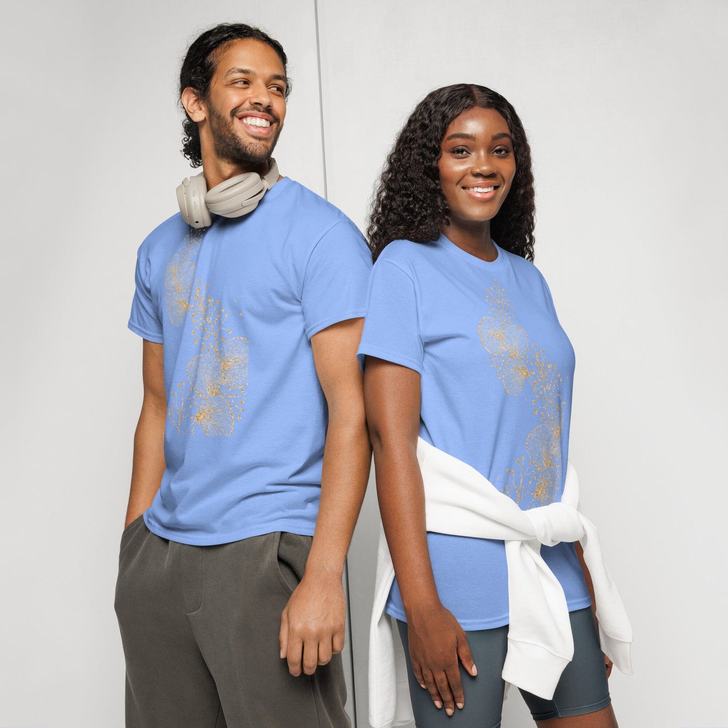 Unisex DryBlend Performance Tee - Moisture-Wicking Comfort Performance Wear Savvishly Savvique Carolina Blue S 