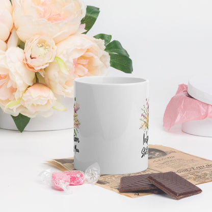 White Coffee Mug mug Savvishly Savvique 
