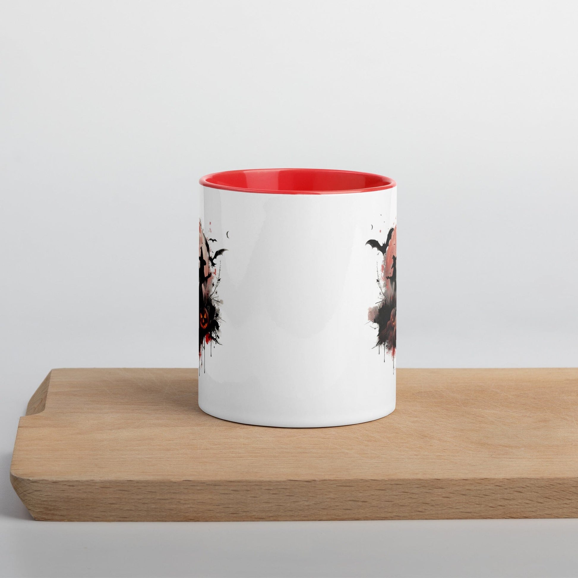 Witchin' Around in the Dark - Halloween Mug with Colorful Interior mug Savvishly Savvique 