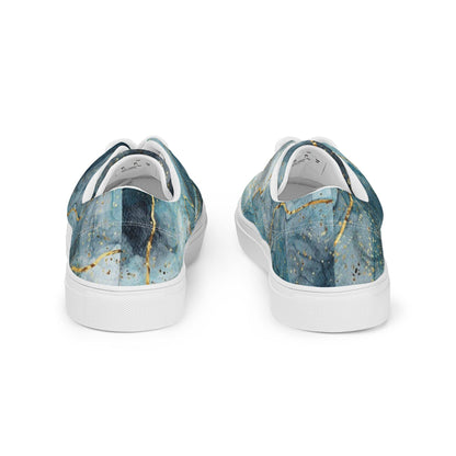 Women's Blue Canvas Shoes - Designer-Tested Perfect Fit Footwear Savvishly Savvique 