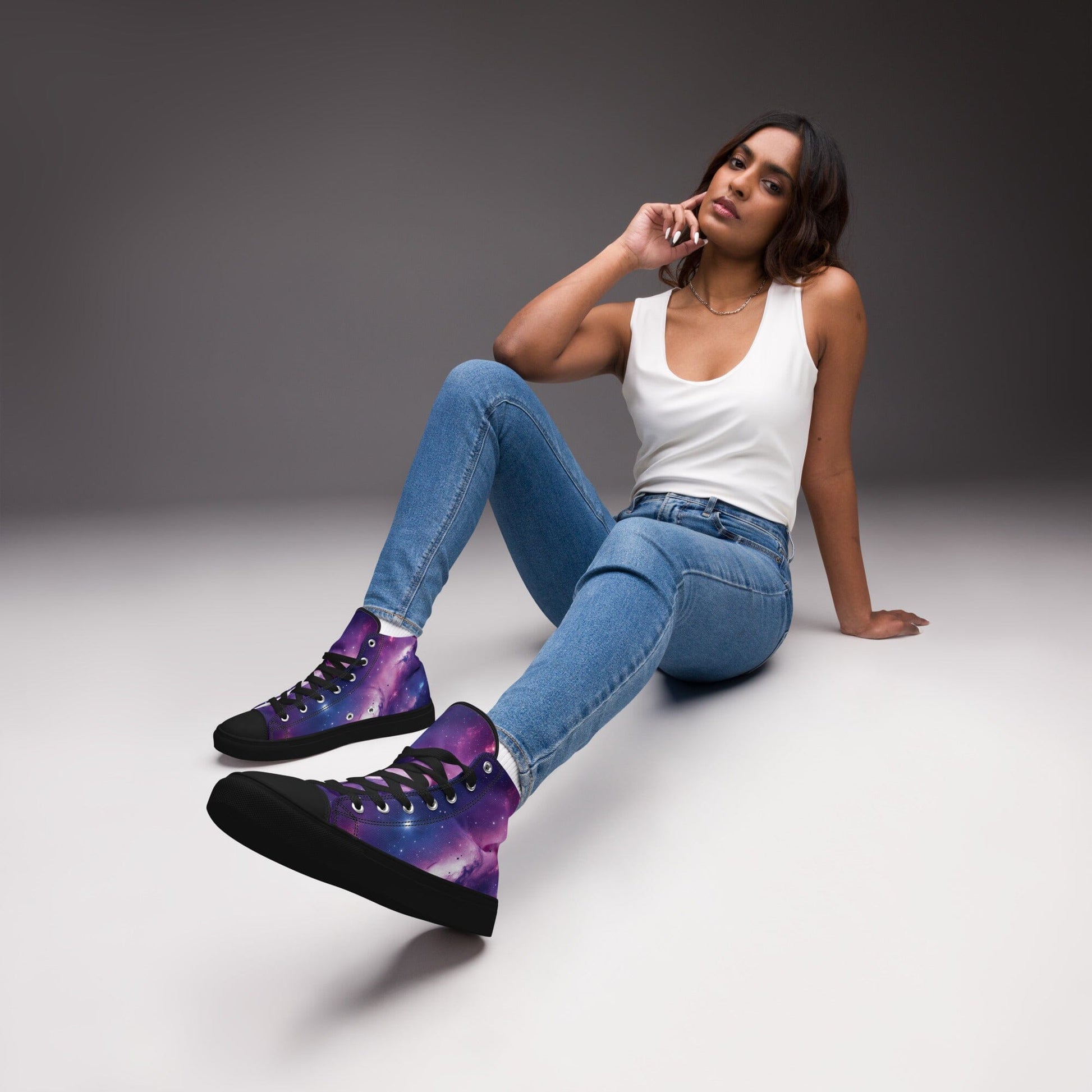 Women’s high top canvas shoes Women's Footwear Savvishly Savvique Black 5 