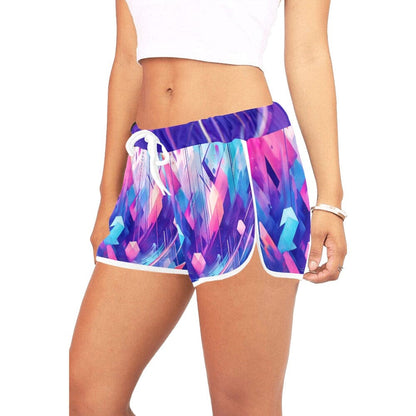 Women's Purple Relaxed Shorts - Comfort & Style Shorts & Bottoms Savvishly Savvique 