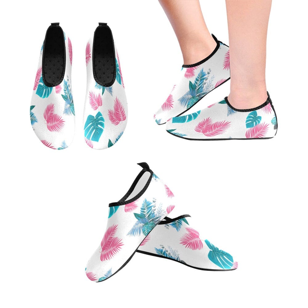 Womens water shoes, tropical lux Women's Slip-On Water Shoes (Model 056) Women's Slip-On Water Shoes (056) Artsadd 